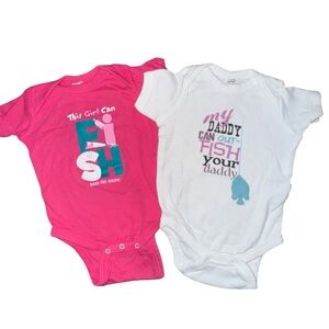 Bass Pro Shops Pink and White Bodysuits Collection